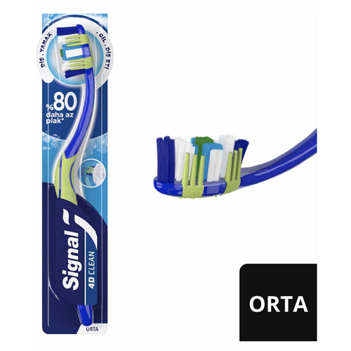 SİGNAL 4D CLEAN EXPERT 2Lİ DIŞ FIRÇASI ORTA