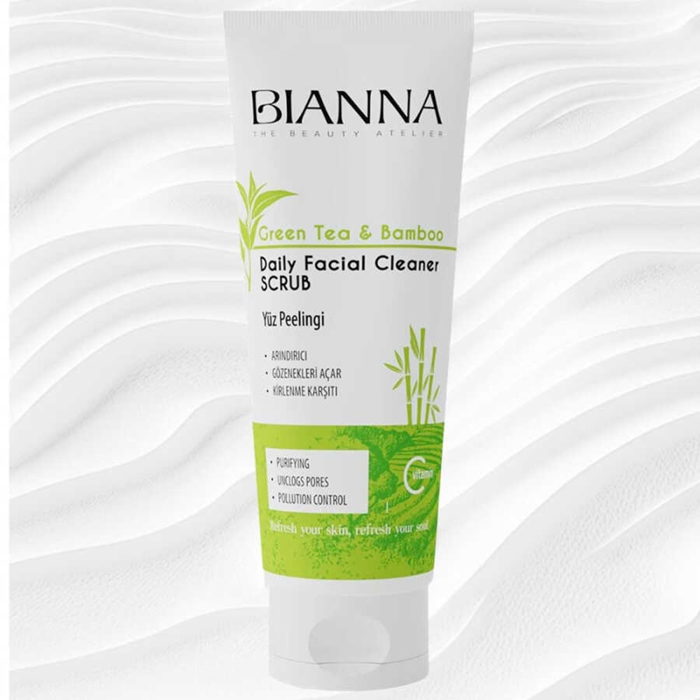 BIANNA GREEN TEA & BAMBOO YÜZ PEELING 200 ML