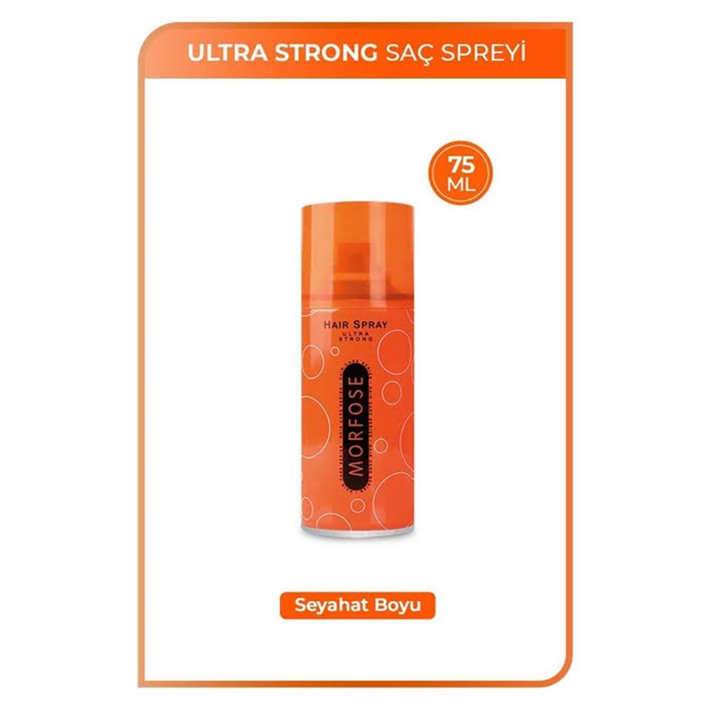 MORFOSE ULTRA STRONG HAIR SPRAY 75 ML