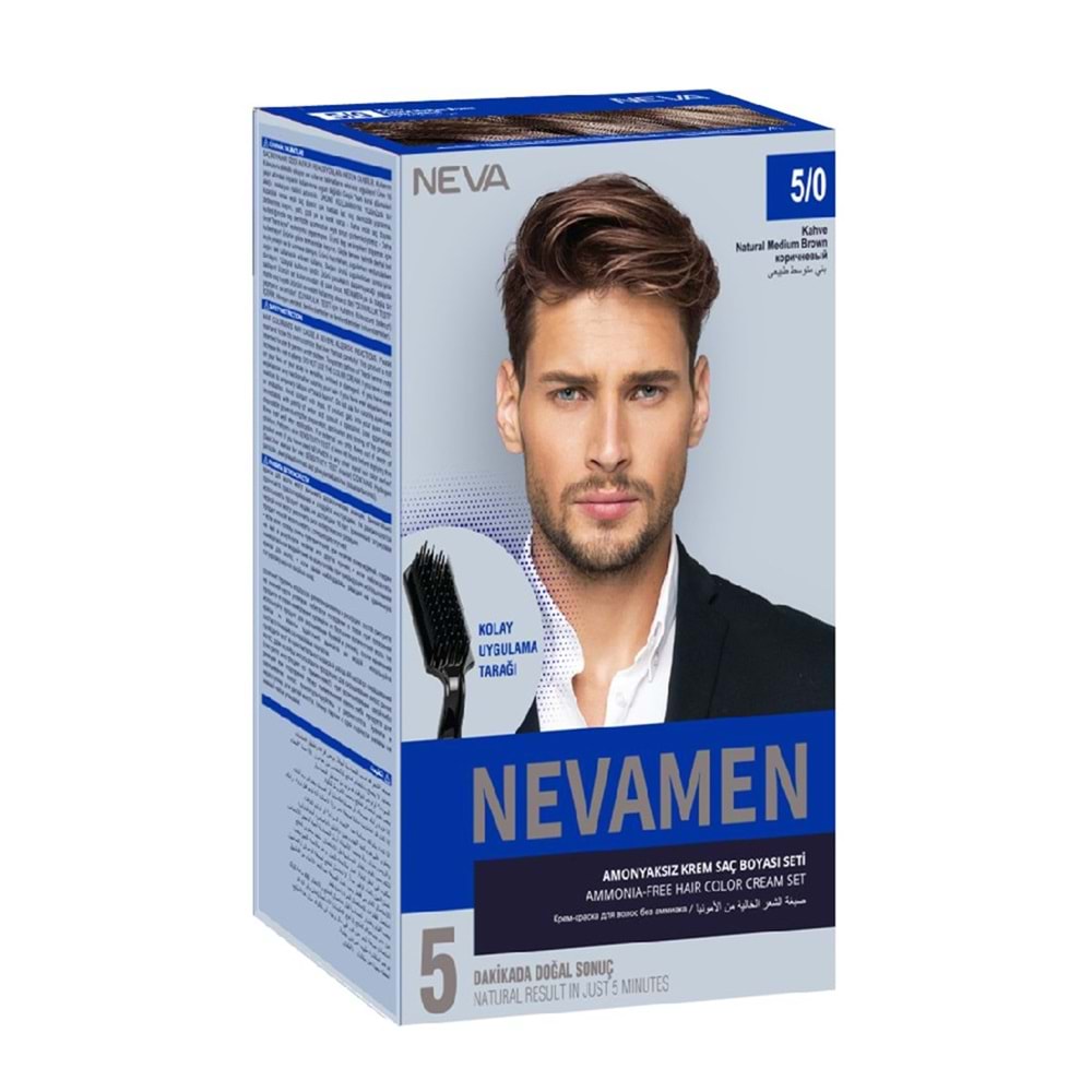 NEVAMEN NATURAL 5/0 KAHVE SAÇ BOYASI