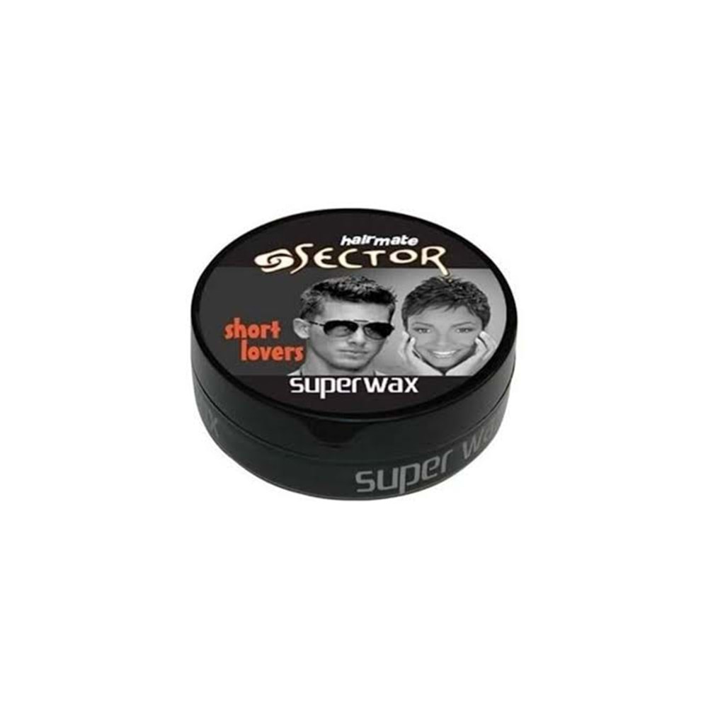 SECTOR HAIRMATE SHORT LOVERS SİYAH SUPERWAX 150 ML