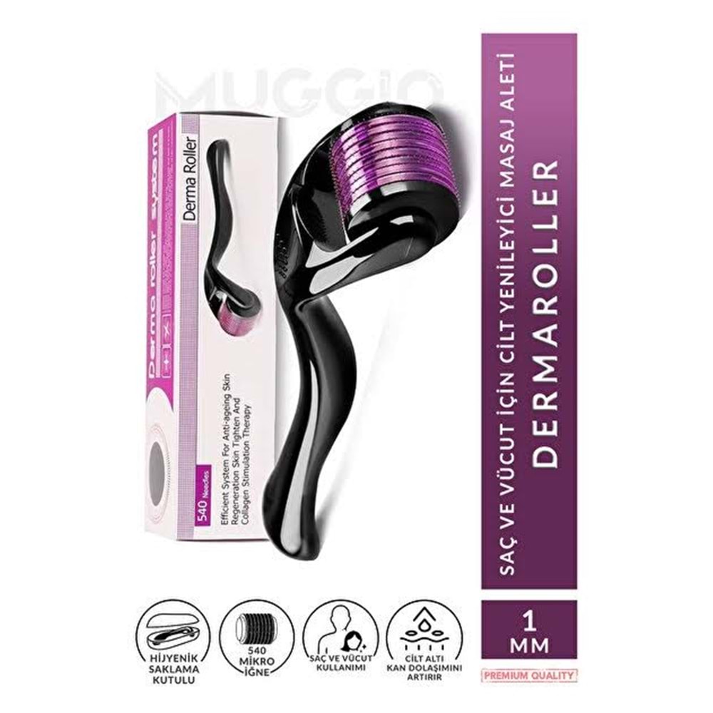 DERMAROLLER YÜZ MASAJ ALETİ