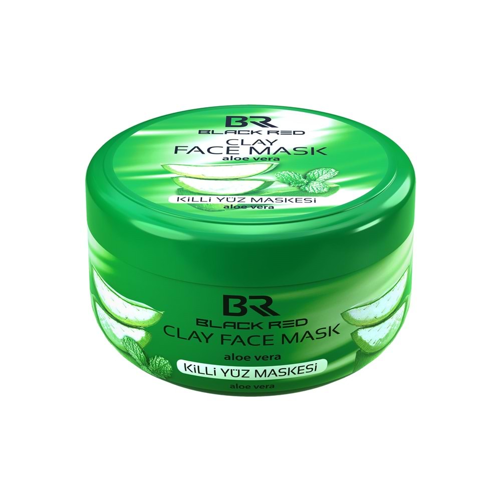 BR CLAY FACE MASK ALOE VERA 400 GR