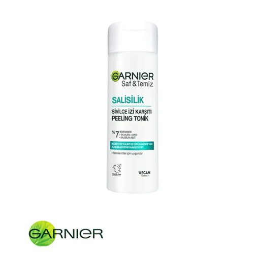GARNIER SAF&TEMİZ SALİSİLİK SİVİLCE İZİ KARŞITI PEELİNG TONİK 120 ML