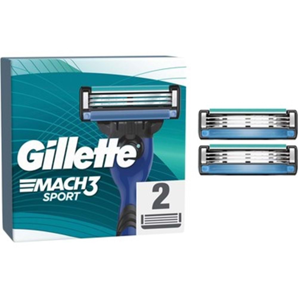 GİLLETTE MACH 3 SPORT 3 BIÇAK 2Lİ MAKİNE