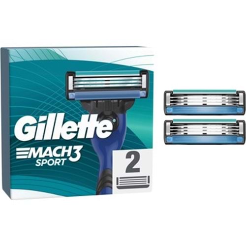 GİLLETTE MACH 3 SPORT 3 BIÇAK 2Lİ MAKİNE
