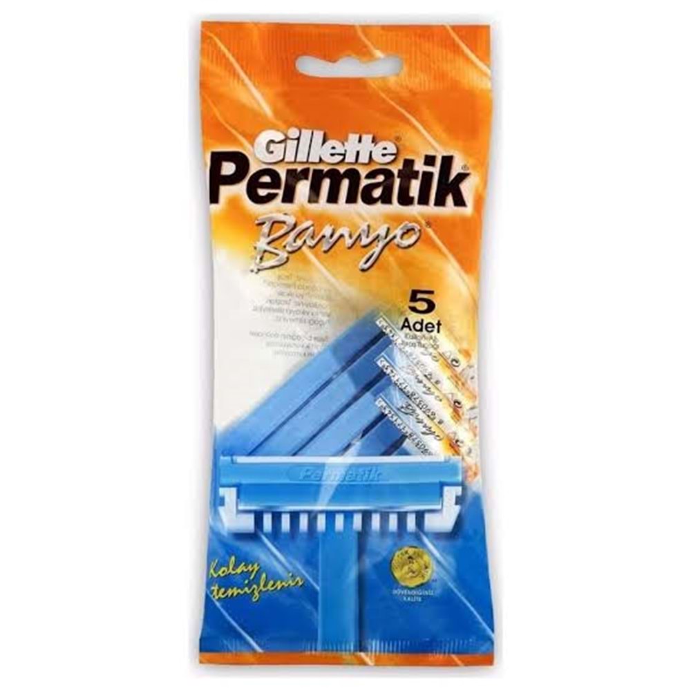 GİLLETTE PERMATİK BANYO 5 ADET