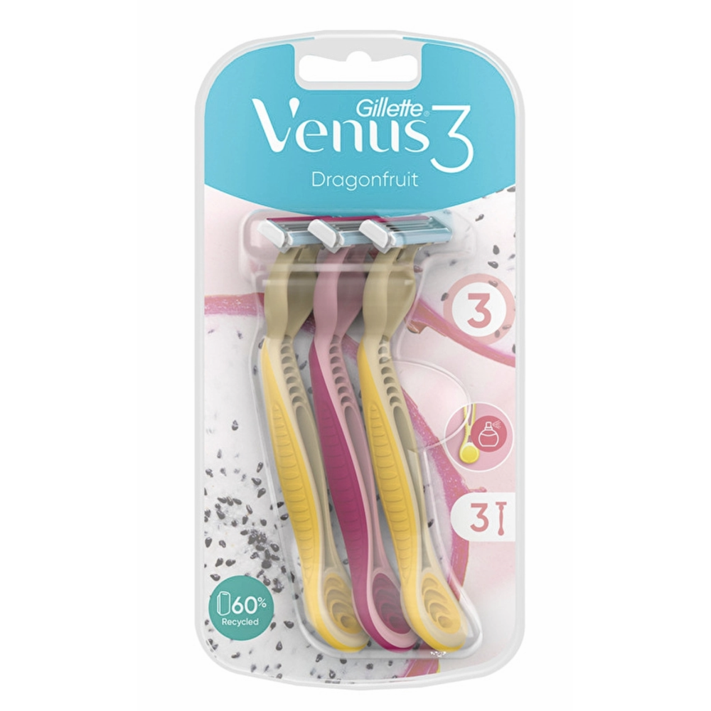 GİLLETTE VENUS 3 DRAGONFRUIT 3LÜ