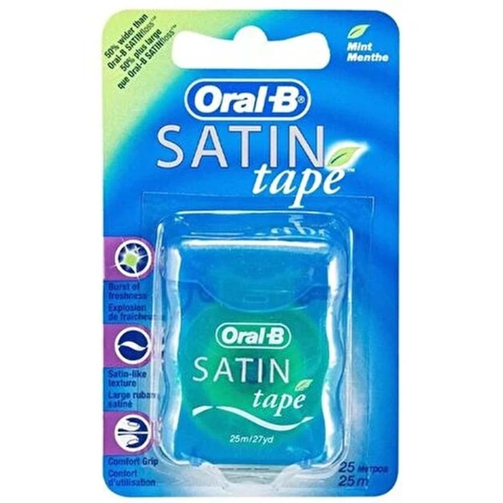 ORAL-B SATIN TAPE NANE DİŞ İPİ 25 M