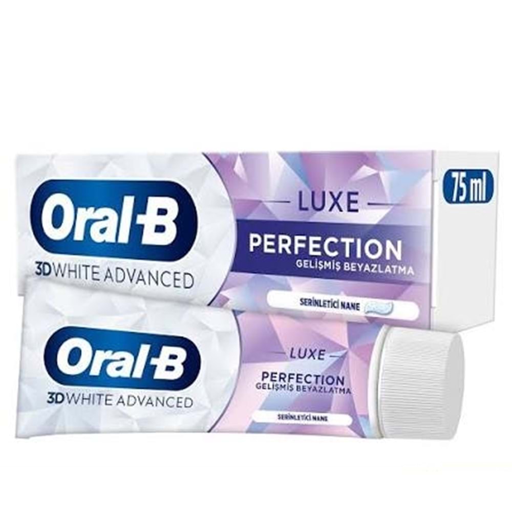 ORAL-B PRO 3D WHITE LUXE PERFECTION DİŞ MACUNU 75 ML