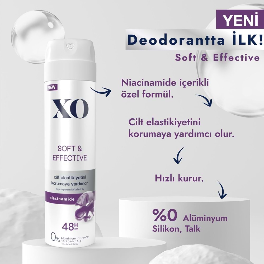 XO SOFT&EFFECTIVE WOMEN DEO