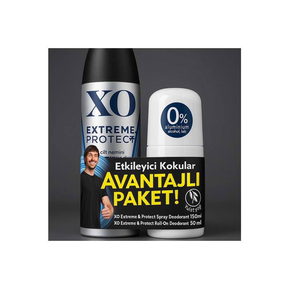XO DEO&ROLL-ON EXTREME & PROTECT MEN AVANTAJLI PAKET