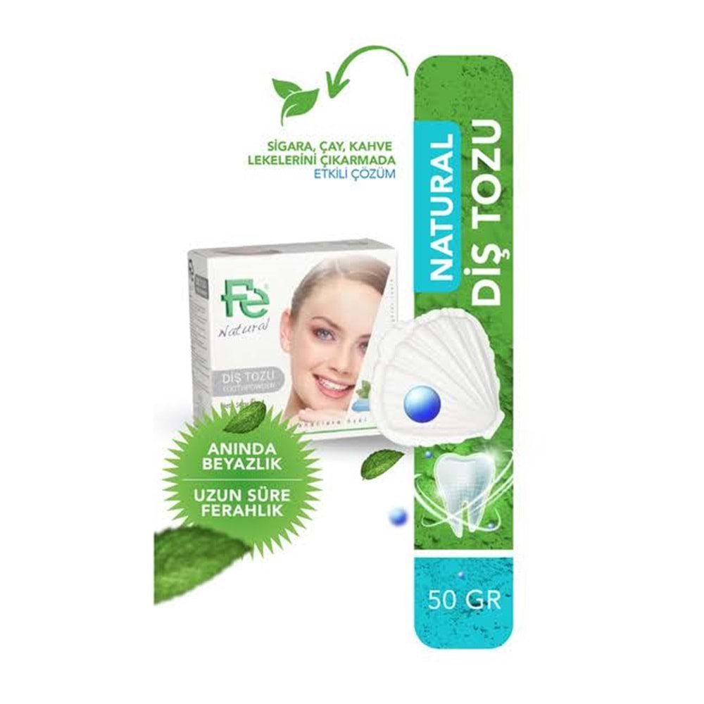 FE NATURAL DİŞ TOZU 50 GR