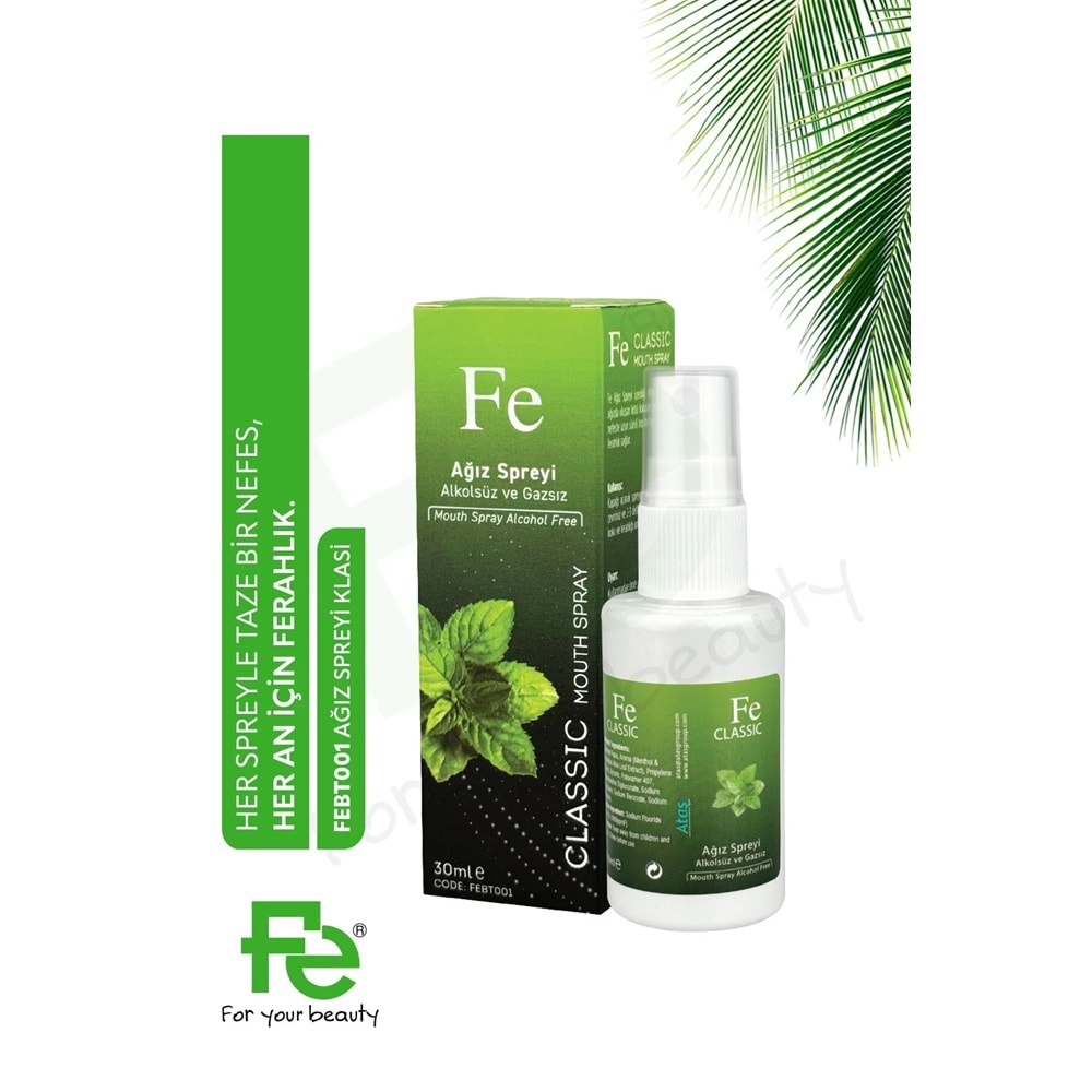 FE CLASSIC ALKOLSÜZ AĞIZ SPREYİ 30 ML