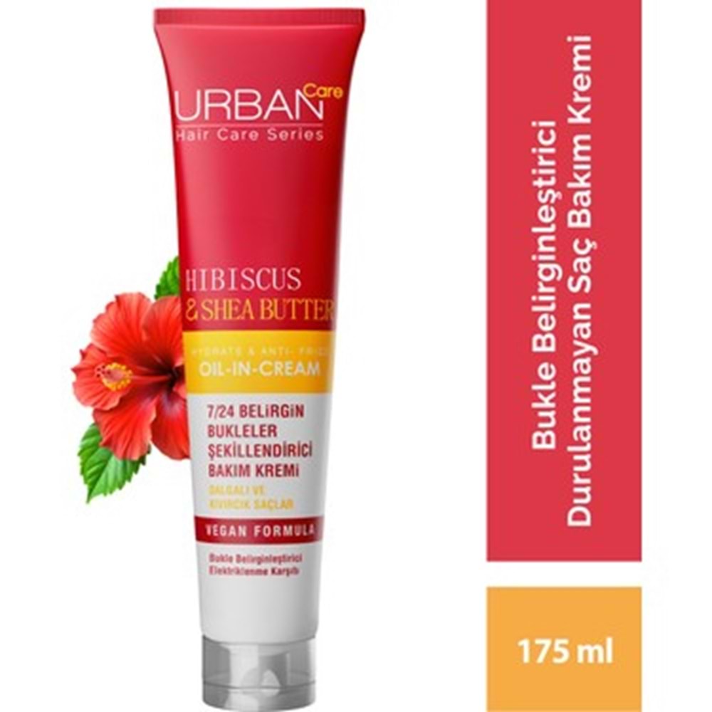 URBAN CARE HIBISCUS SHEA BUTTER ŞEKİLLENDİRİCİ SAÇ KREMİ 175 ML