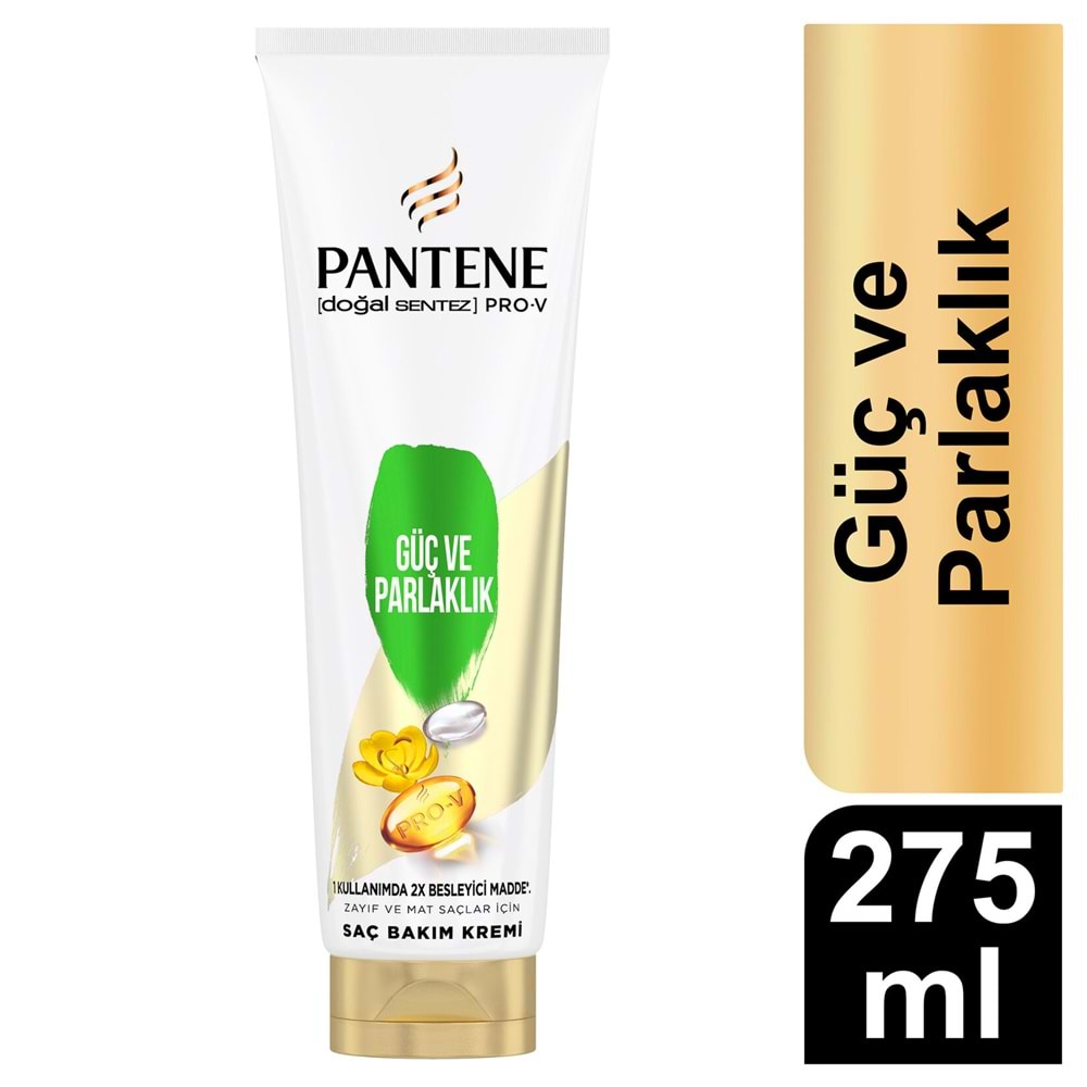 PANTENE GÜÇ VE PARLAKLIK SAÇ BAKIM KREMİ 275 ML