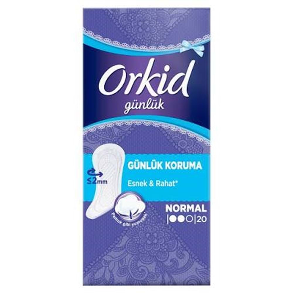 ORKID GÜNLÜK KORUMA NORMAL 20Lİ