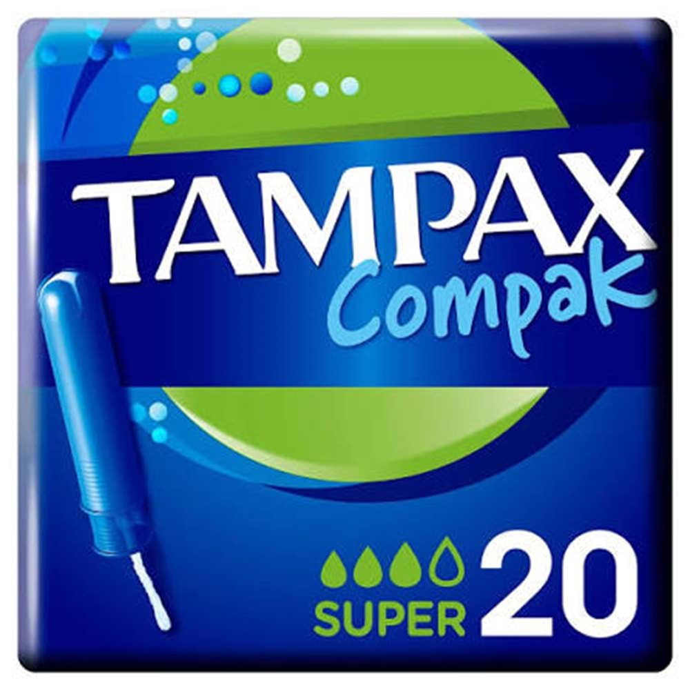 TAMPAX COMPAK SUPER 20Lİ TAMPON