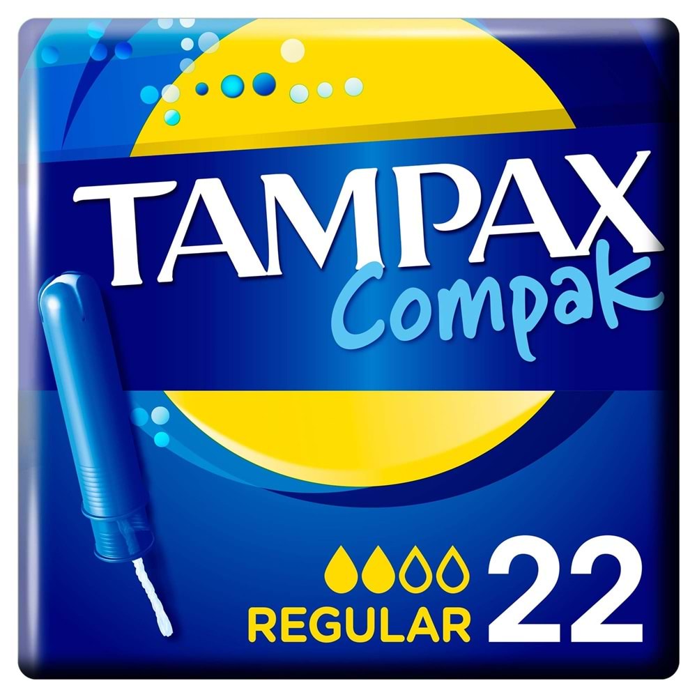 TAMPAX COMPAK REGULAR 22Lİ TAMPON