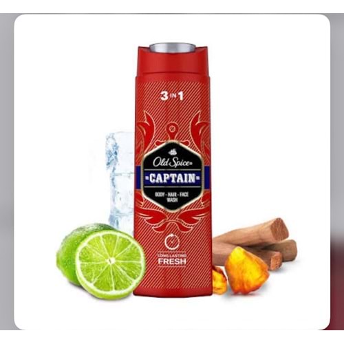 OLD SPICE CAPTAIN 3 IN 1 BODY-HAIR-FACE WASH 400 ML