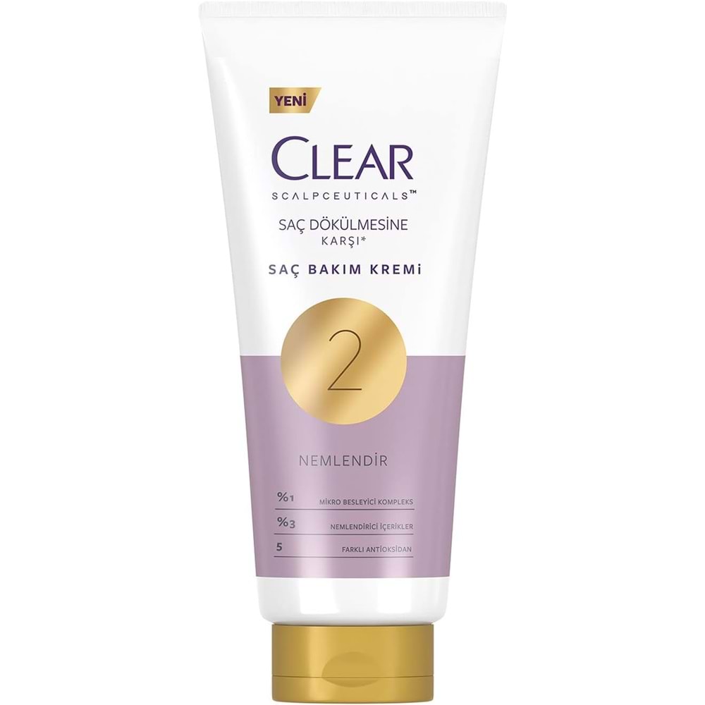 CLEAR SCALPCEUTICALS SAÇ DÖKÜL. KARŞI SAÇ BAK. KREMİ 170 ML