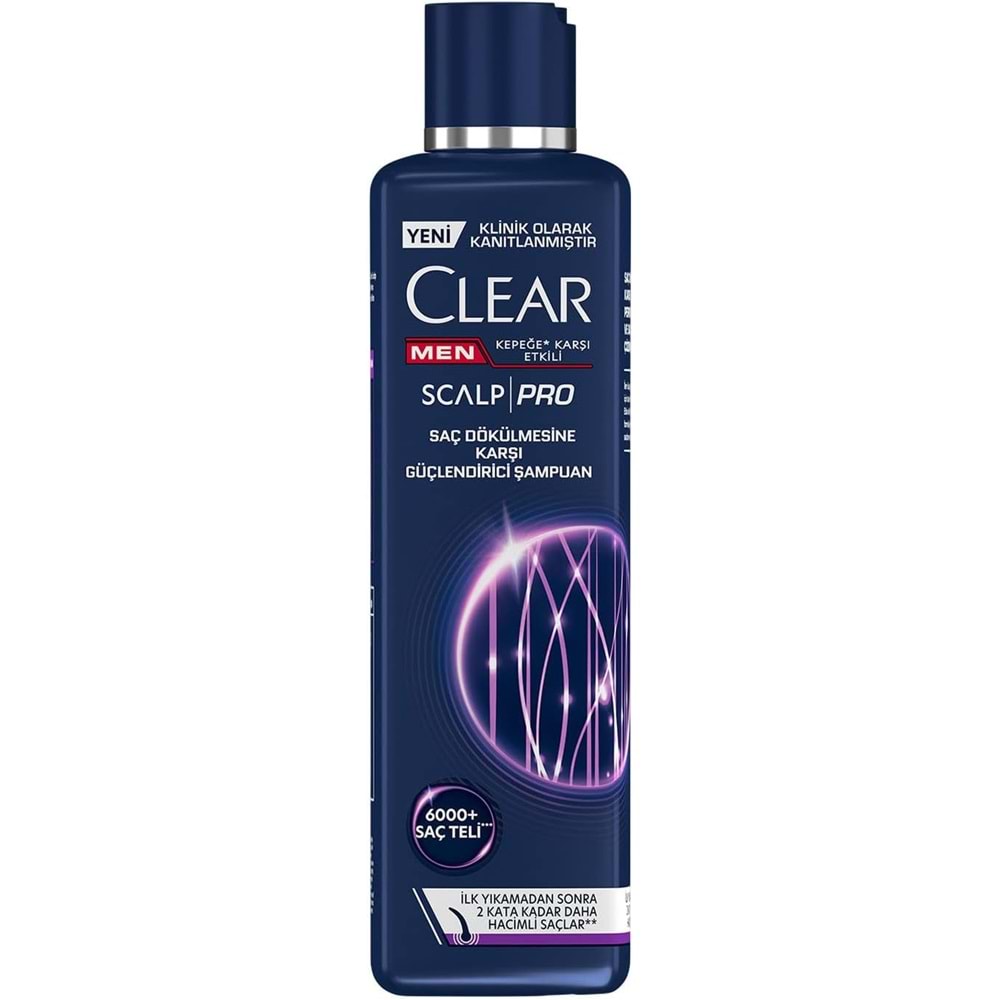 CLEAR MEN SCALPCEUTICALS SAÇ DÖKÜLMESİNE KARŞI ŞAMPUAN 300 ML