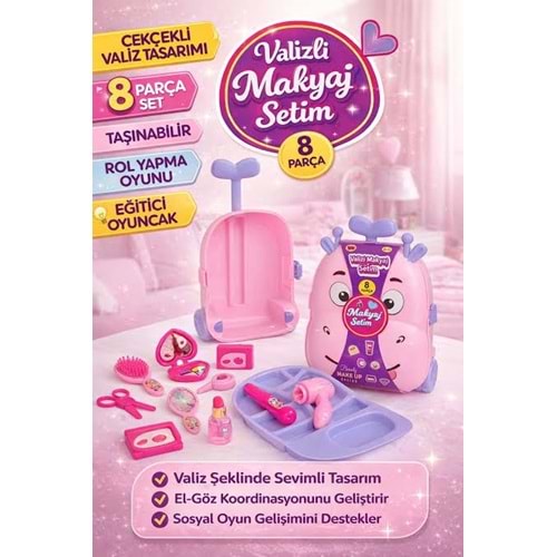 VALİZLİ MAKYAJ SETİ