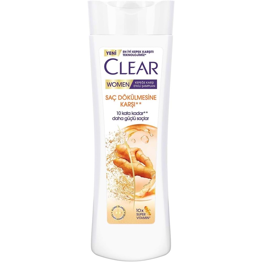CLEAR ZENCEFİL ÖZLÜ ŞAMPUAN 350 ML