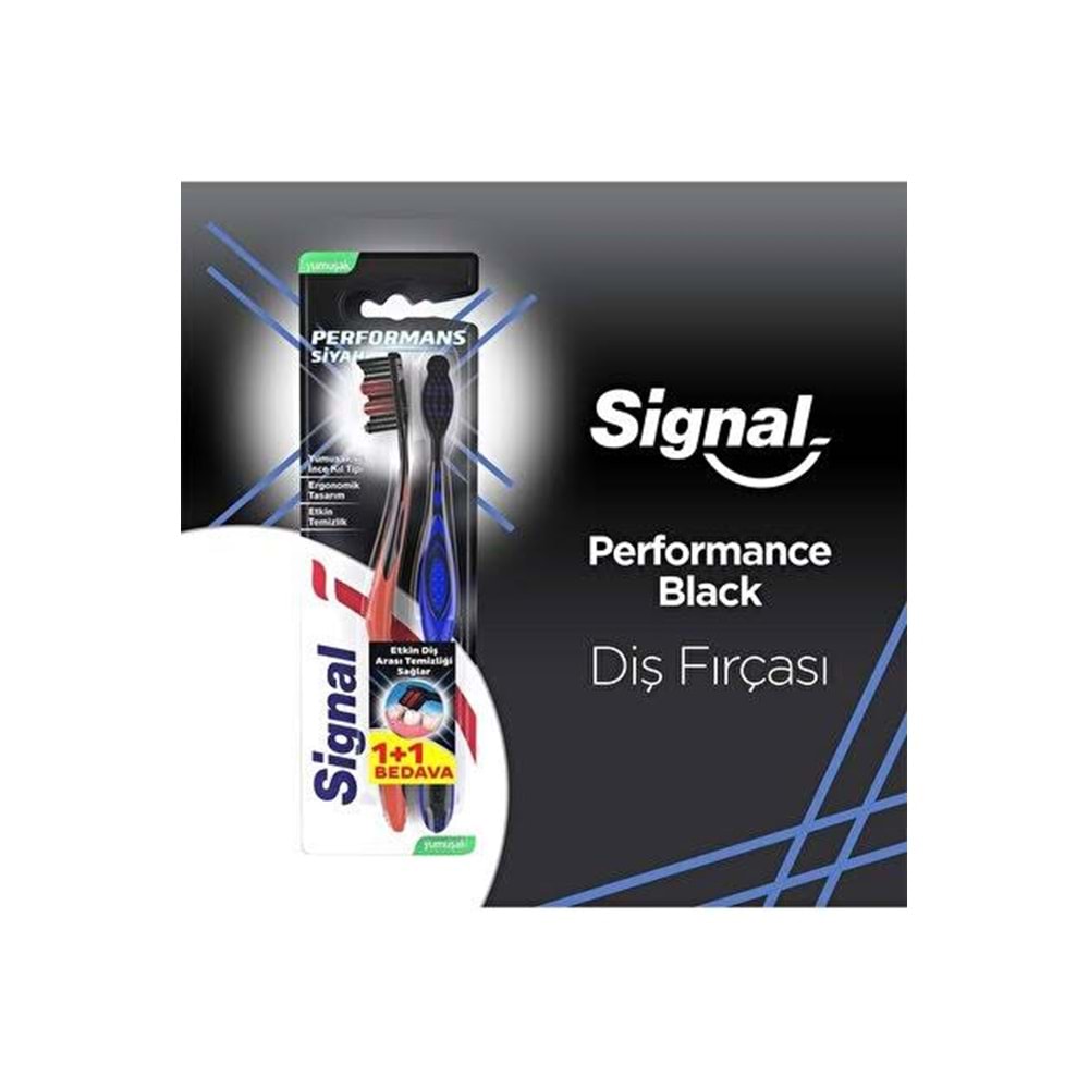SIGNAL PERFORMANS BLACK 1+1 DİŞ FIRÇASI
