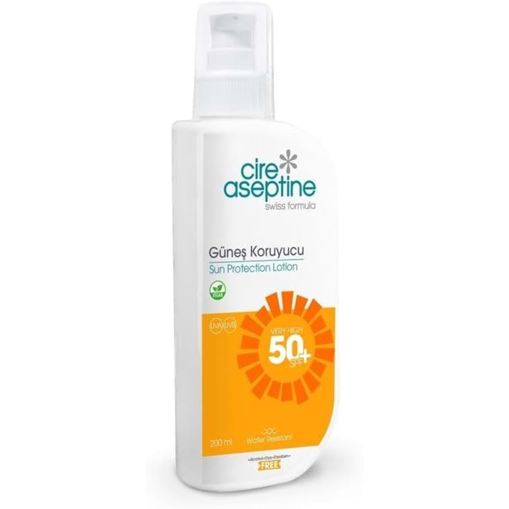 CİRE ASEPTİNE 50 SPF GÜNEŞ KORUYUCU 200 ML