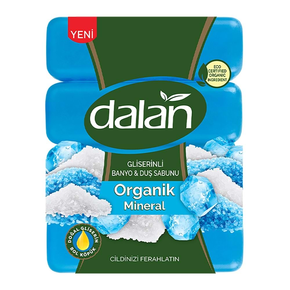 DALAN ORGANİK MİNERAL DUŞ SABUNU 4x150 GR