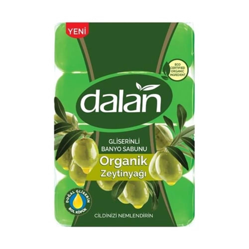 DALAN ORGANİK ZEYTİNYAĞLI DUŞ SABUNU 4x150 GR