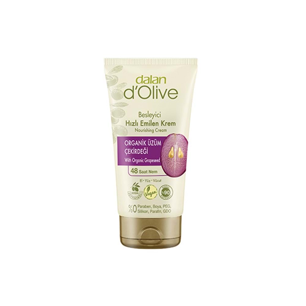 DALAN DOLIVE ORGANİK ÜZÜM ÇEKİRDEĞİ KREM 250 ML