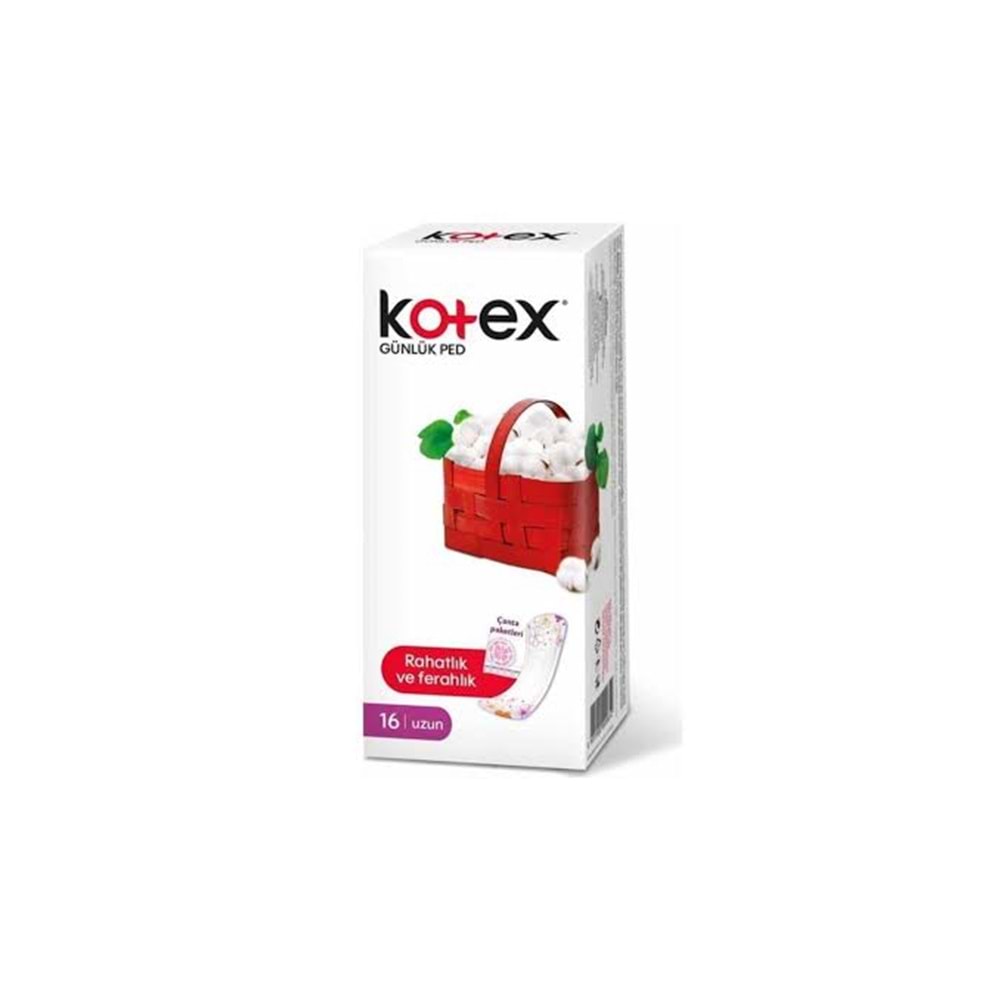 KOTEX FRESH UZUN GÜNLÜK PED 16 LI