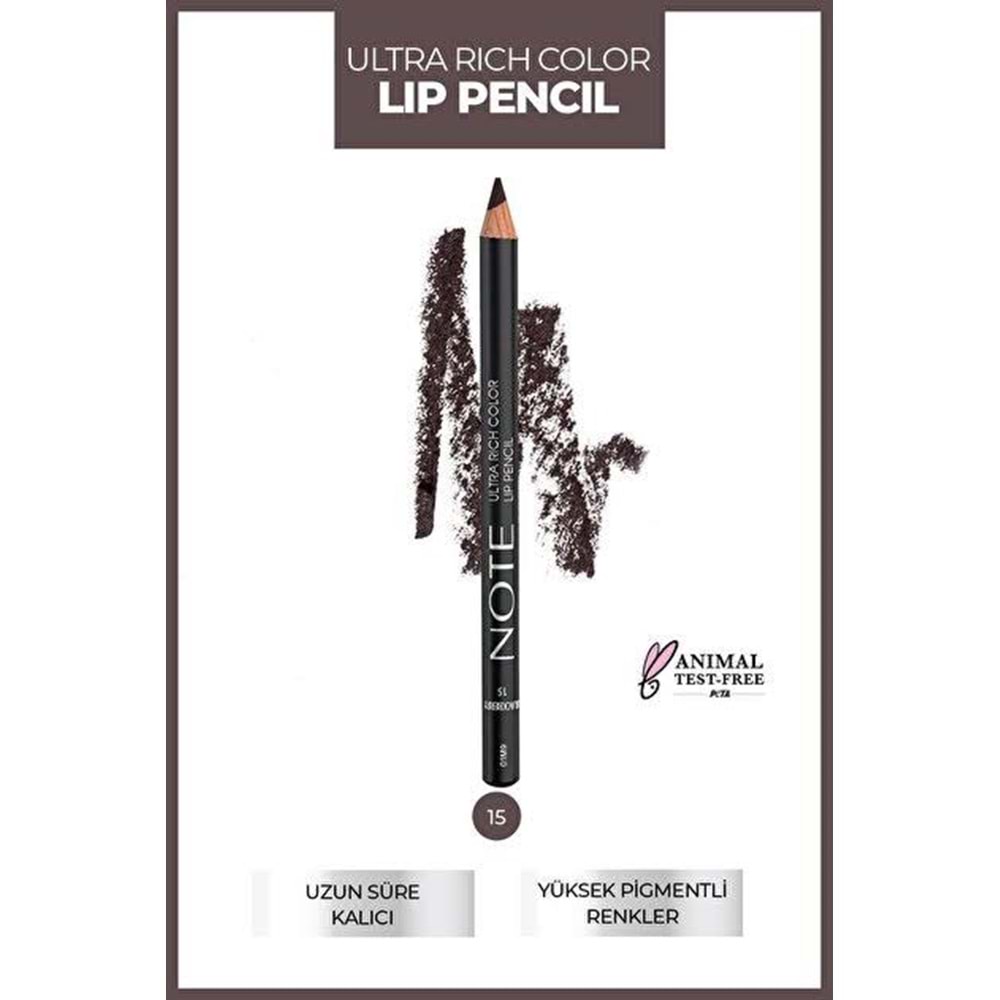 NOTE ULTRA RICH COLOR LIP PENCIL NO 15