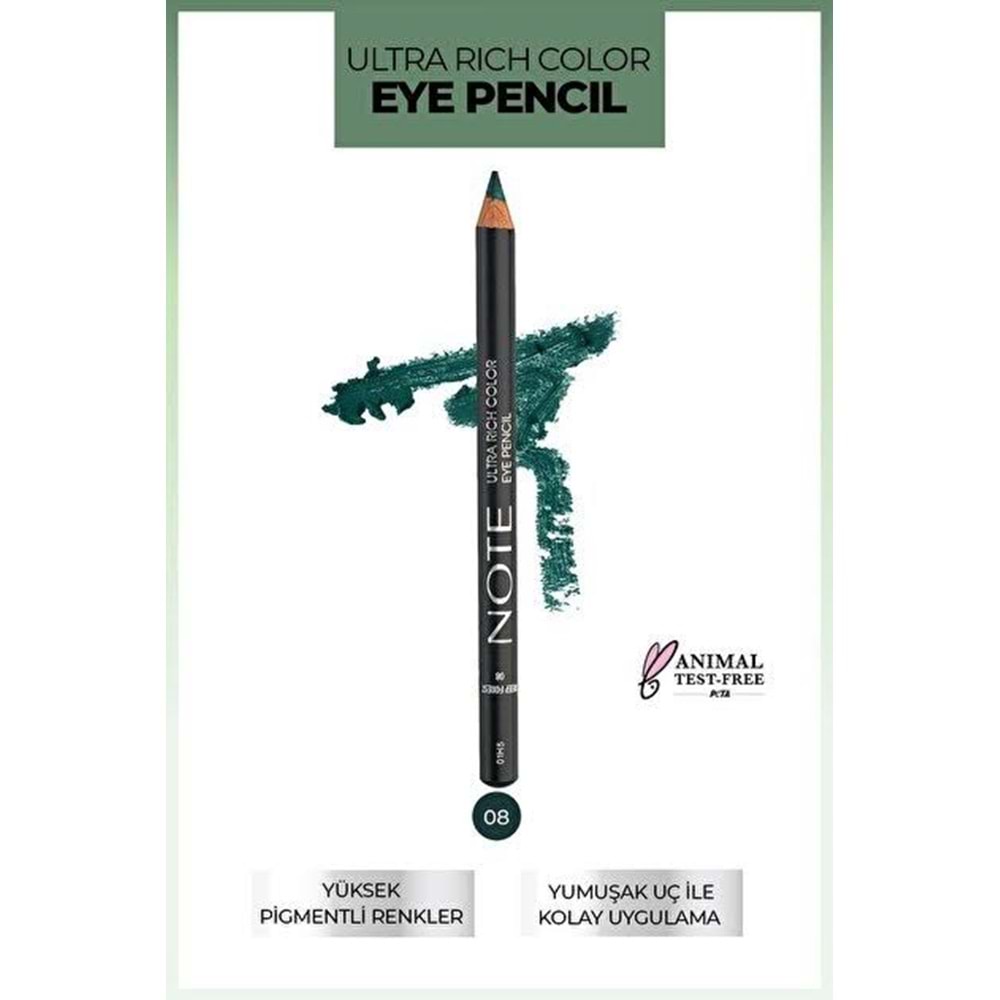 NOTE ULTRA RICH COLOR EYE PENCIL NO 08