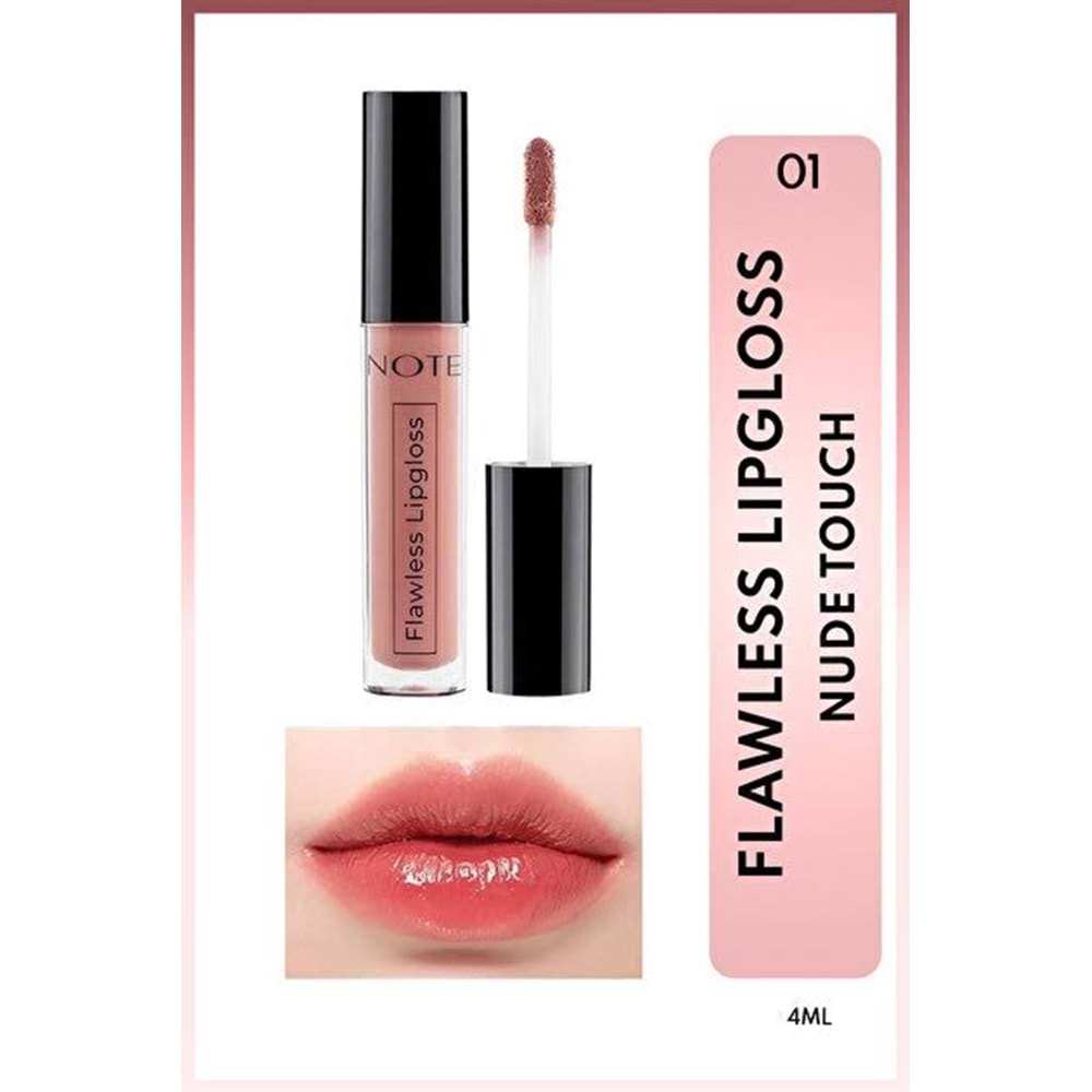 NOTE FLAWLESS LIPGLOSS NO 01