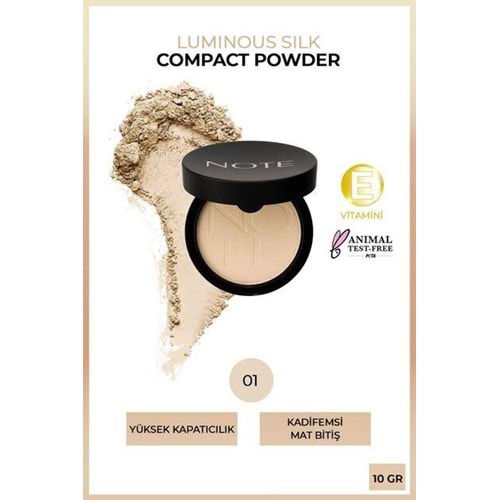 NOTE LUMINOUS SILK COMPACT POWDER 01