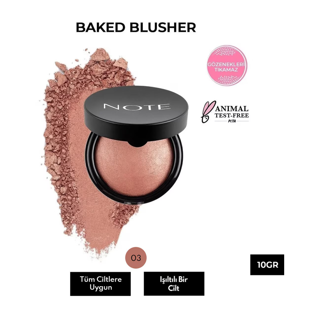 NOTE BAKED BLUSHER NO 03