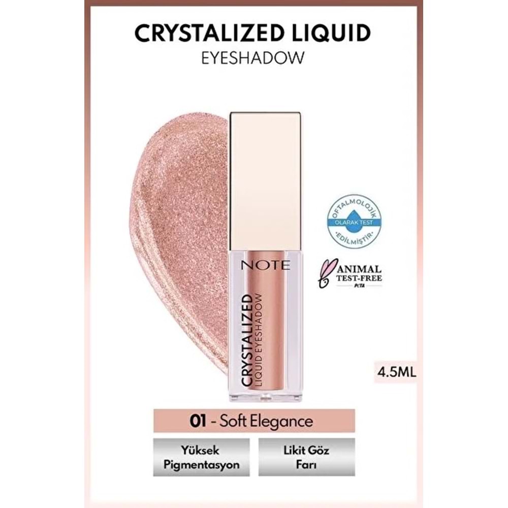 NOTE CRYSTALIZED LIQUID EYESHADOW 01