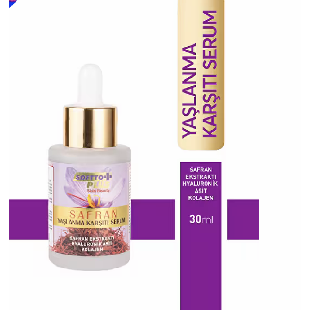SOFTTO PLUS SAFRAN YAŞLANMA KARŞITI SERUM 30 ML