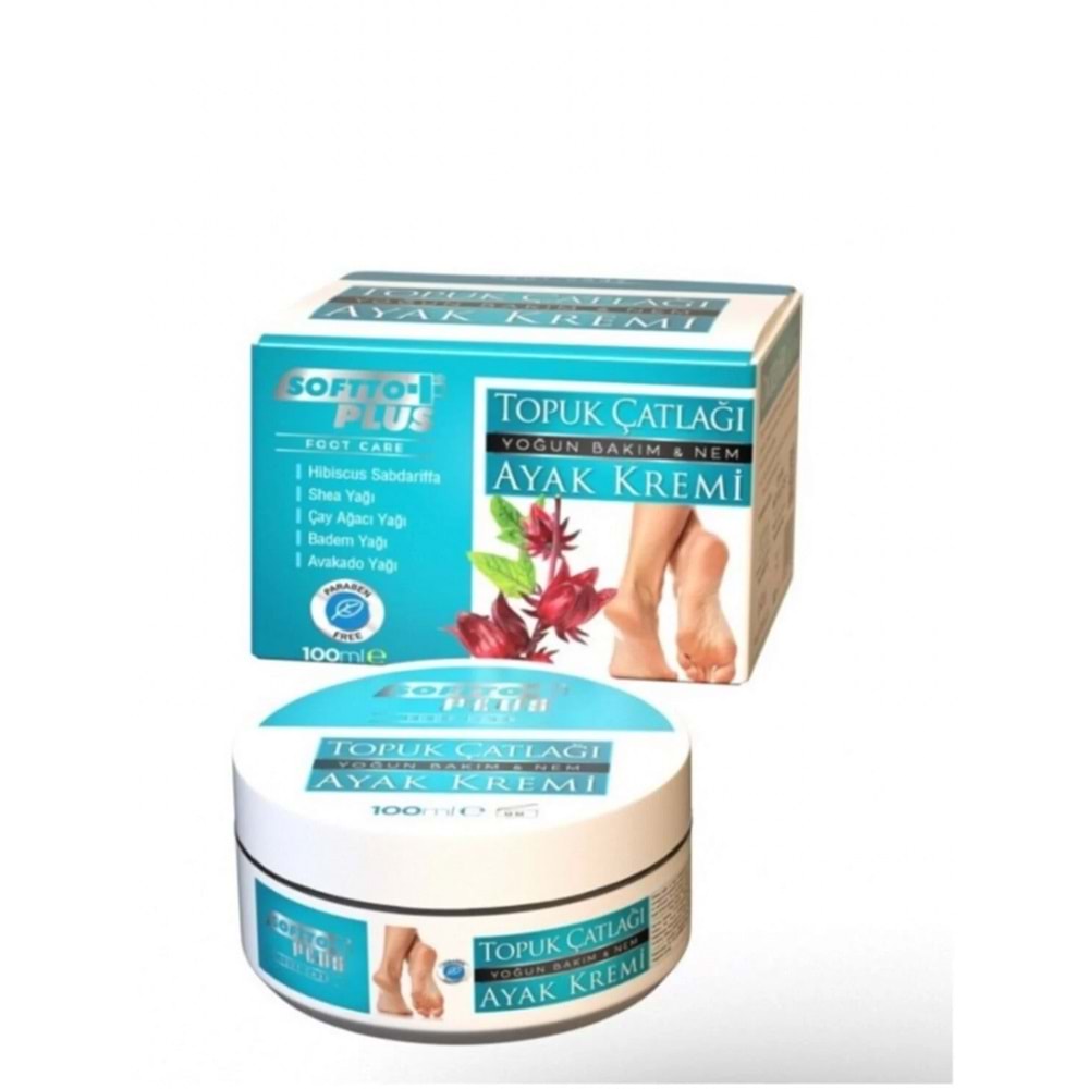 SOFTTO PLUS TOPUK ÇATLAĞI AYAK KREMİ 100 ML
