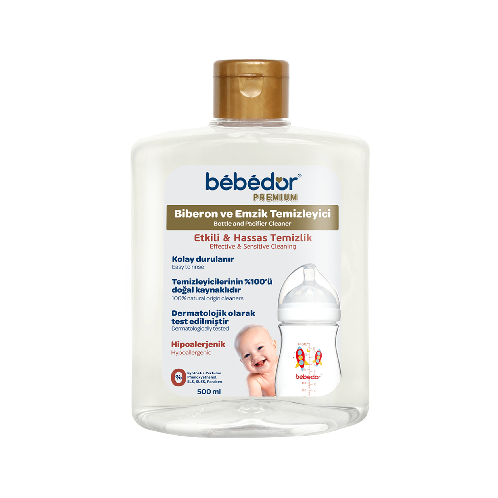 BEBEDOR BİBERON VE EMZİK TEMİZLEYİCİ 500 ML