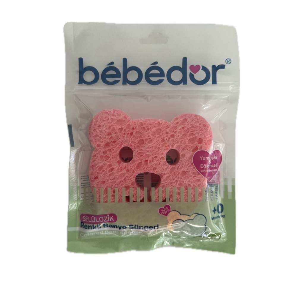 BEBEDOR SELÜLOZİK RENKLİ BANYO SÜNGERİ