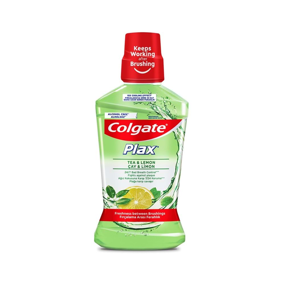 COLGATE ÇAY & LİMON AĞIZ BAKIM SUYU 500 ML
