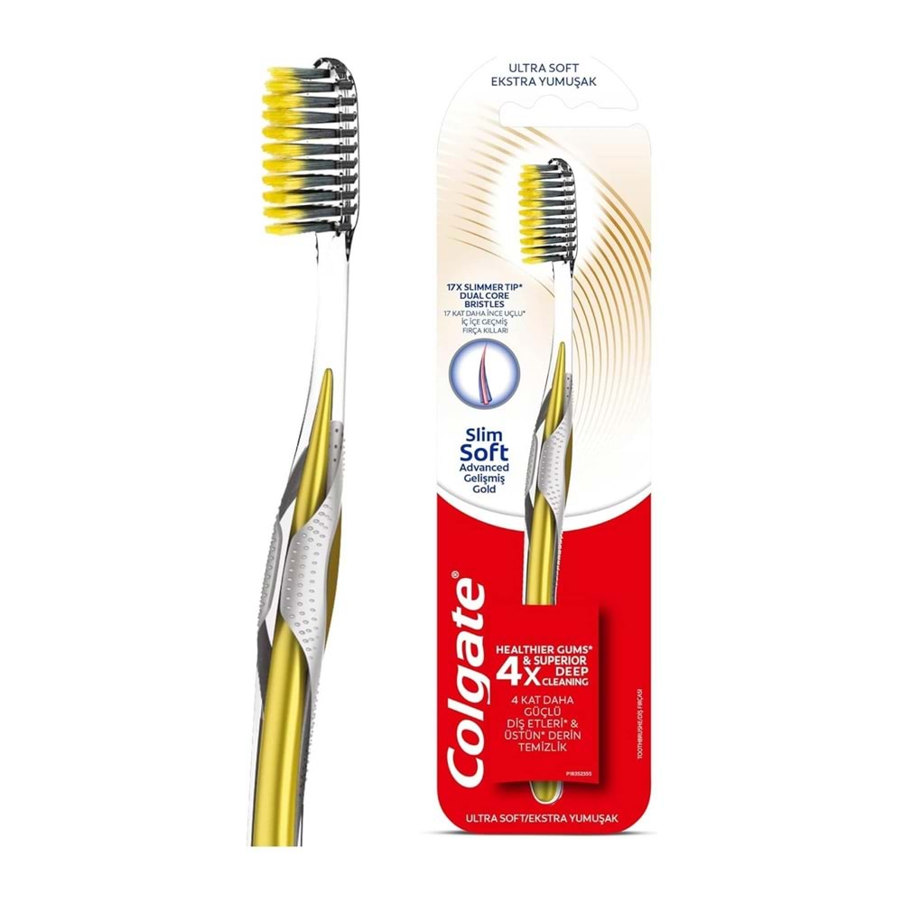 COLGATE SLIM SOFT GELİŞMİŞ GOLD DİŞ FIRÇASI