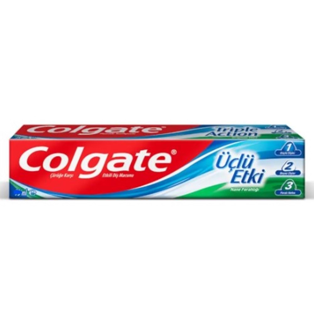 COLGATE ÜÇLÜ ETKİ DİŞ MACUNU 75 ML