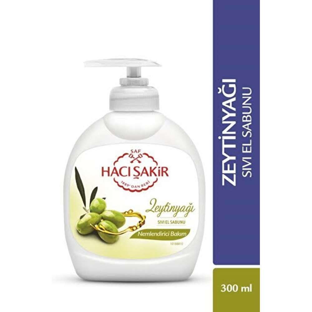 HACI ŞAKİR ZEYTİNYAĞI SIVI SABUNU 300 ML