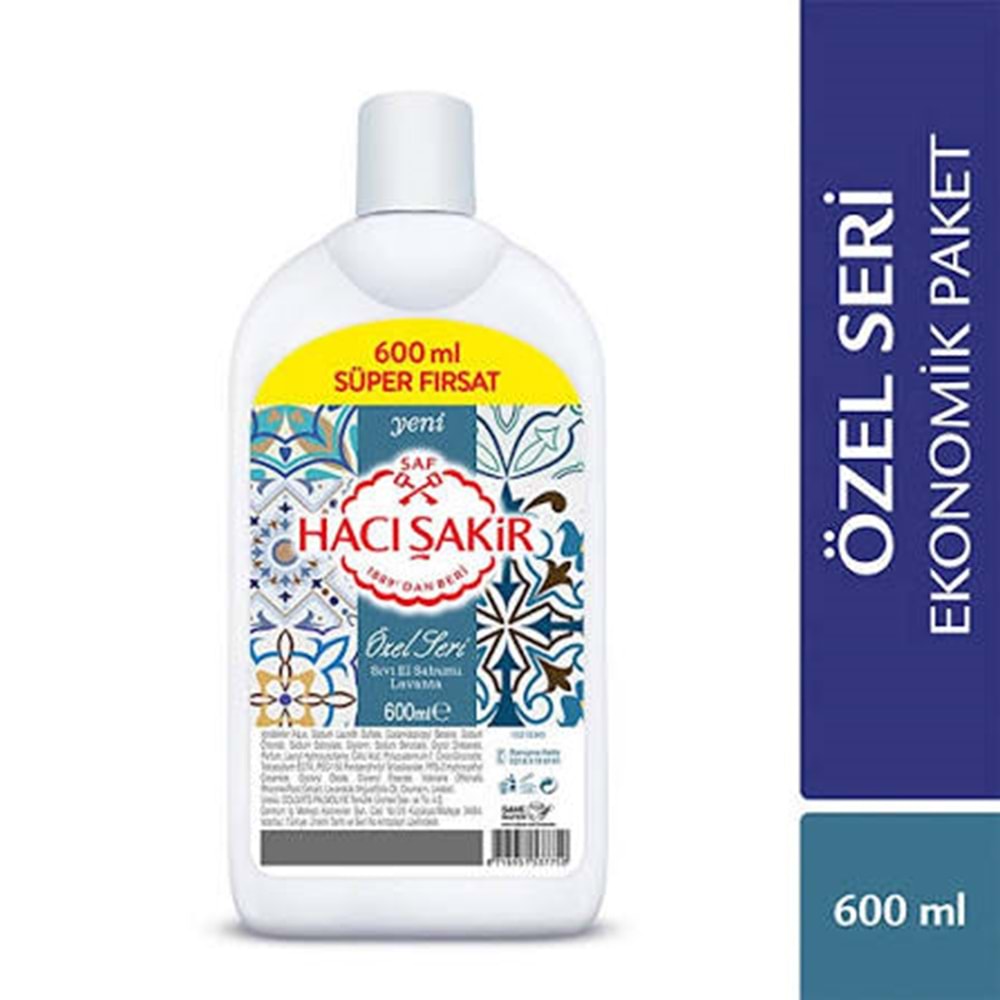 HACI ŞAKİR LAVANTA FIRSAT SIVI SABUNU 600 ML