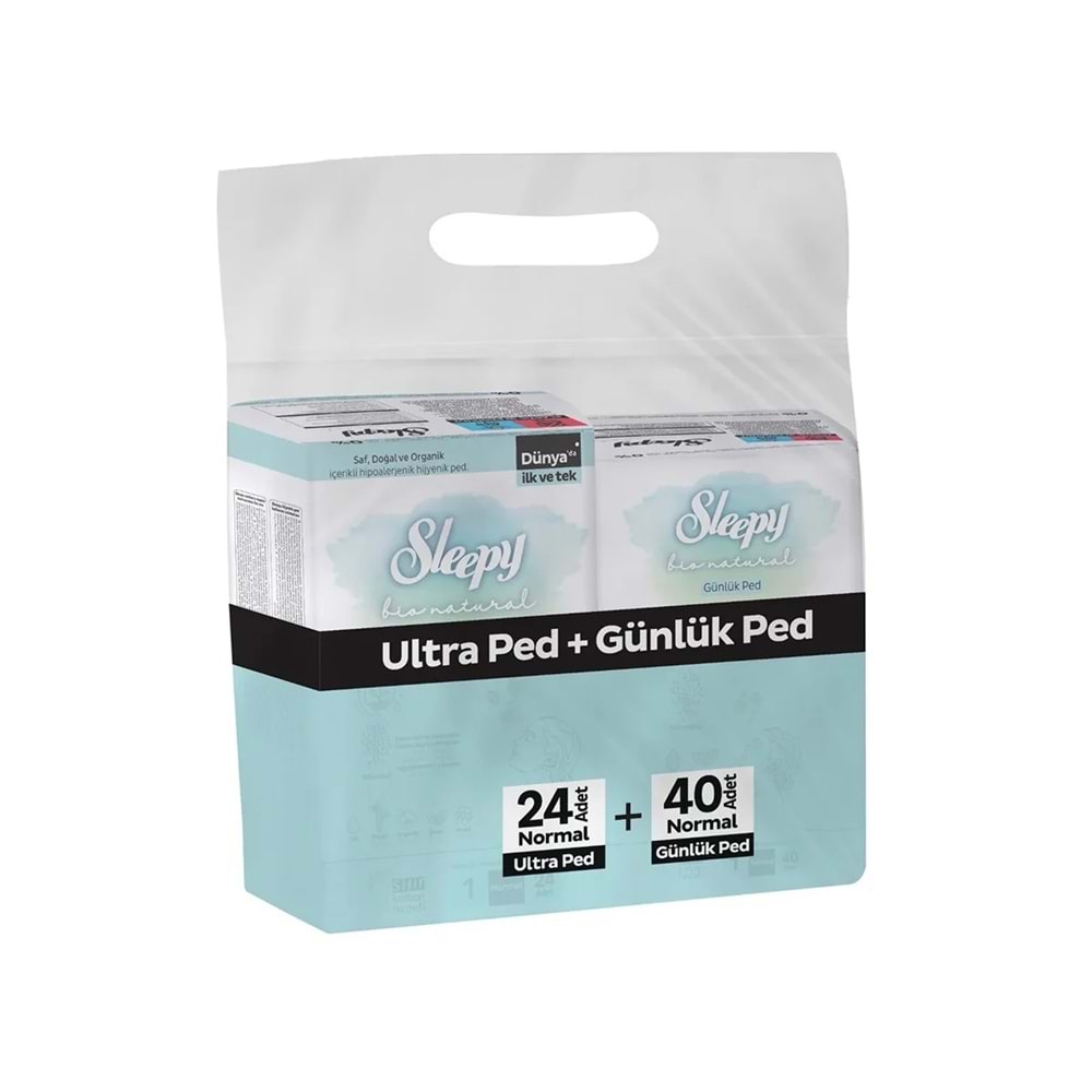 SLEEPY BİO ULTRA 24 NORMAL + 40 GÜNLÜK PED